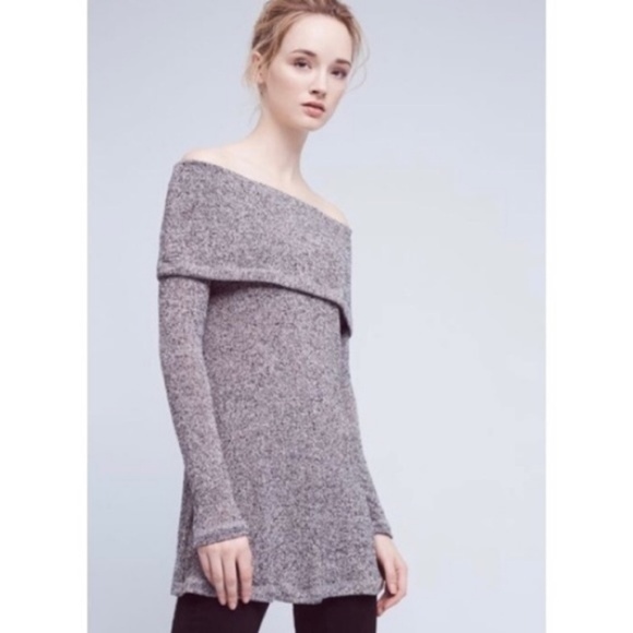 Anthropologie Eri + Ali Off The Shoulder Sweater M - Picture 7 of 7